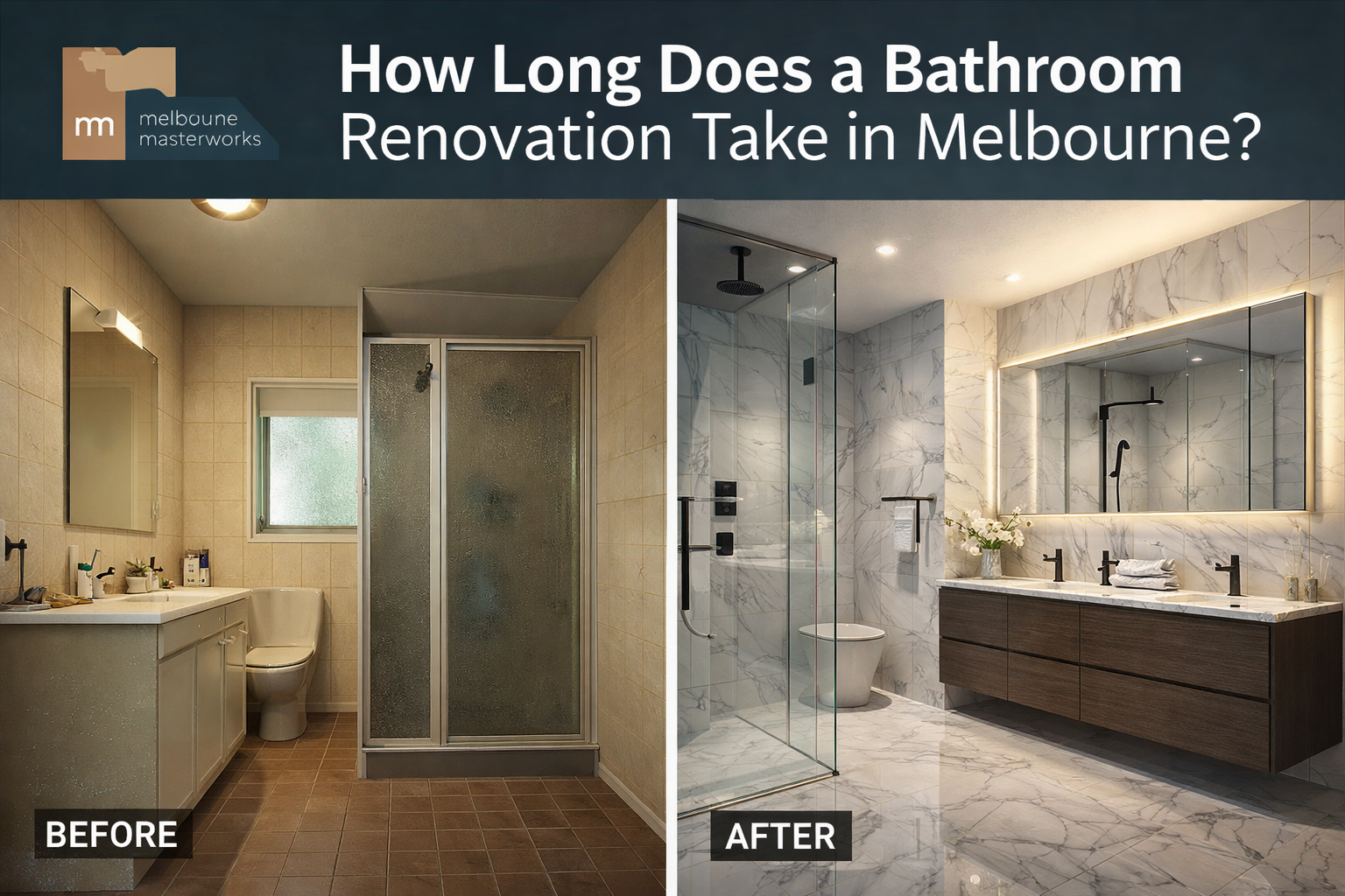 bathroom renovation timeline in Melbourne